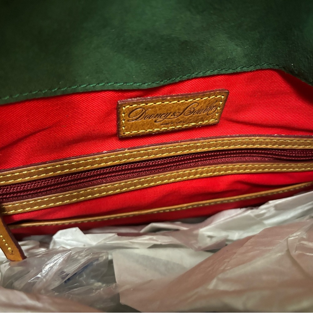 Dooney & Bourke “The Smith Bag” Tan Leather Shoulder Bag - Picture 6 of 7